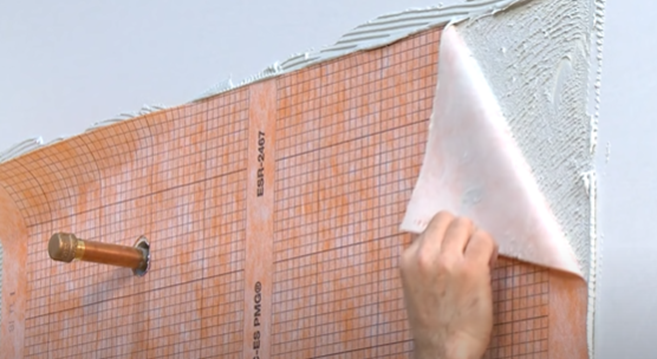 How to Waterproof Bathroom Walls Using Schluter Kerdi Membrane