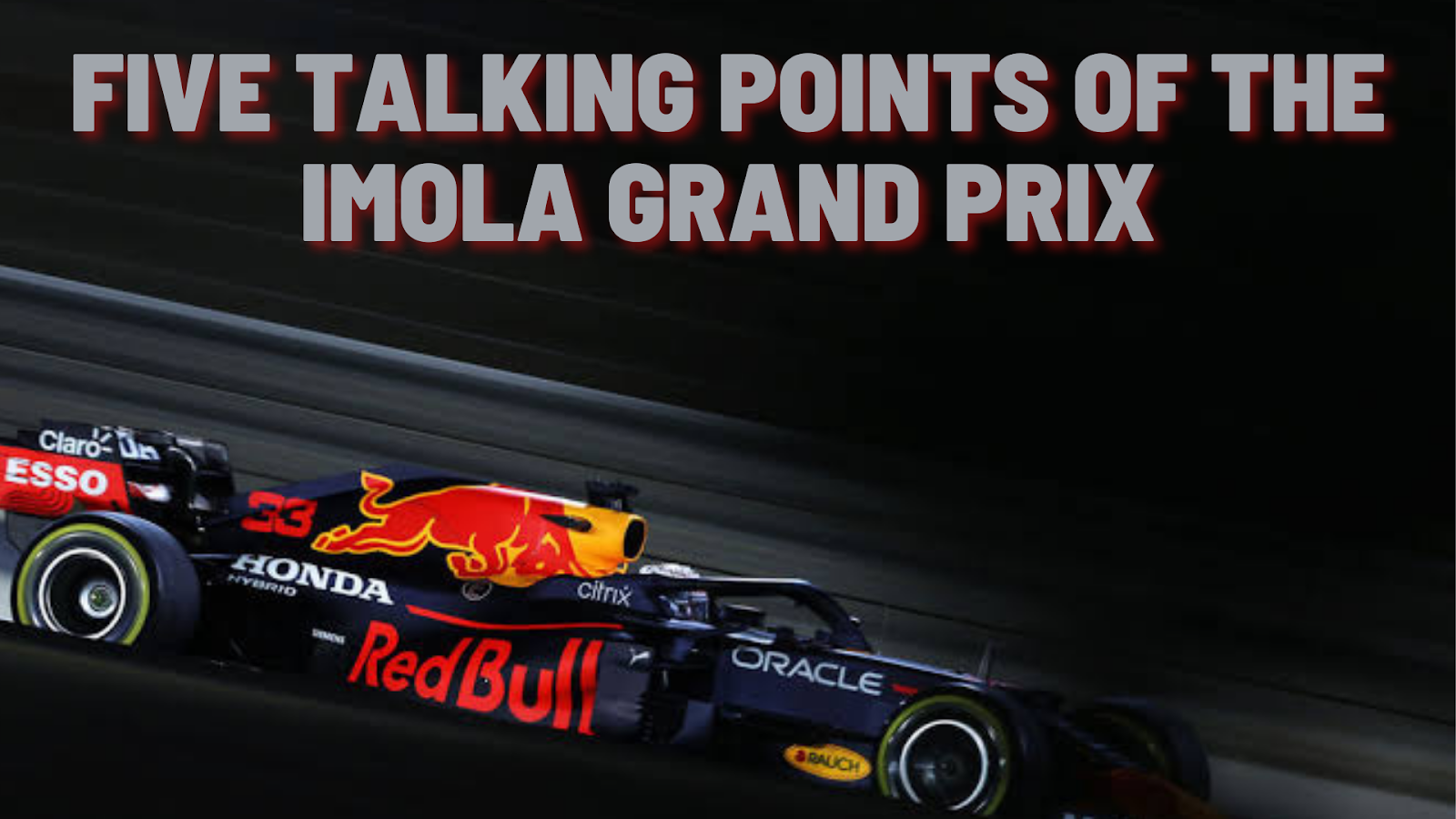 Five Talking Points of the Imola Grand Prix