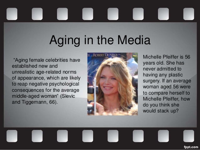 Image result for negative media's portrayal of aging in women, surgery