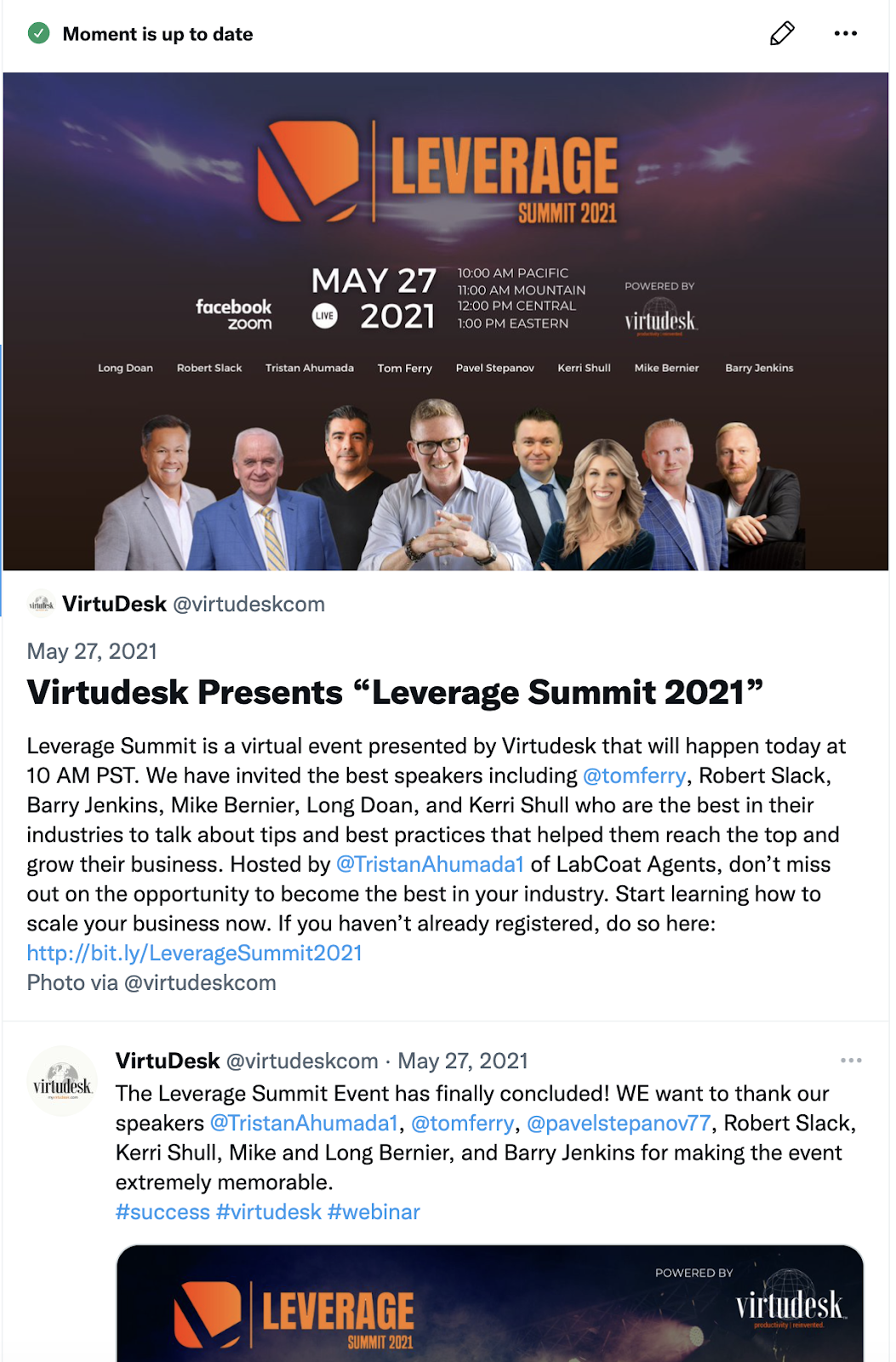 Virtudesk leverage summit