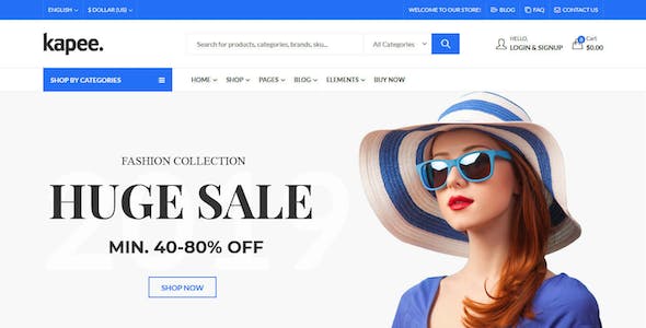 Kapee - Modern Multipurpose WooCommerce Theme- Best Selling WooCommerce Themes