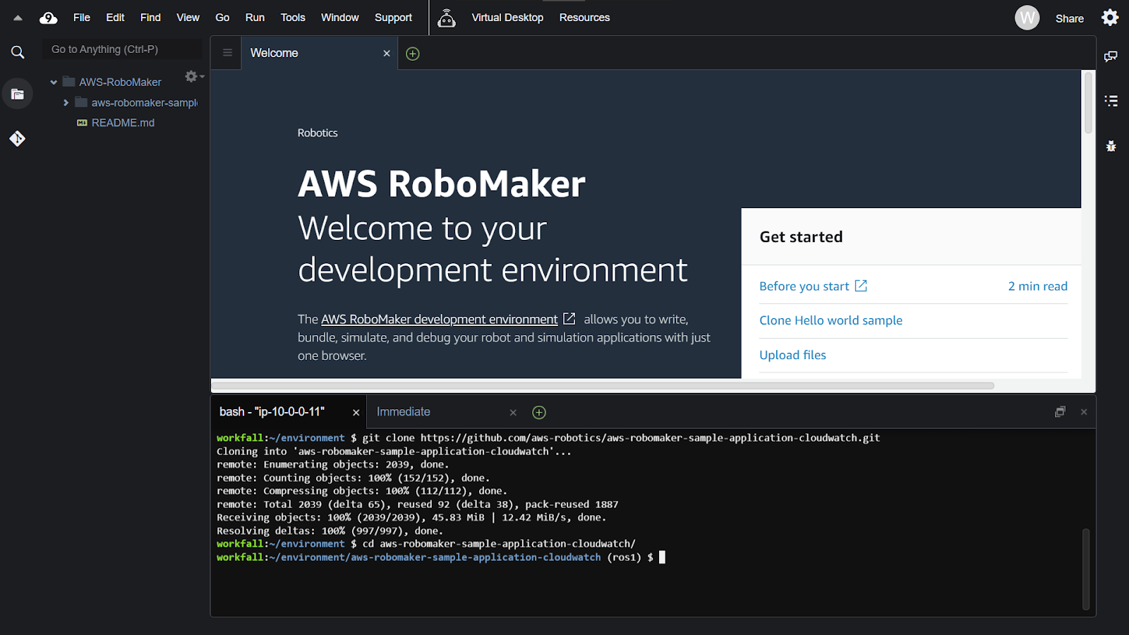 How to build a ROS CI Pipeline using AWS Robomaker and CodePipeline?