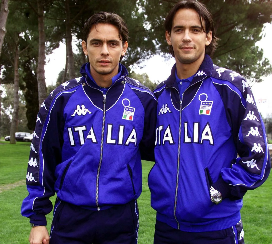 Обоих братьев приняли в спортивную. Братья Индзаги Филиппо и Симоне. Индзаги Филиппо сборная Италии. Симоне Индзаги и Филиппо Индзаги. Симоне Индзаги футболист.