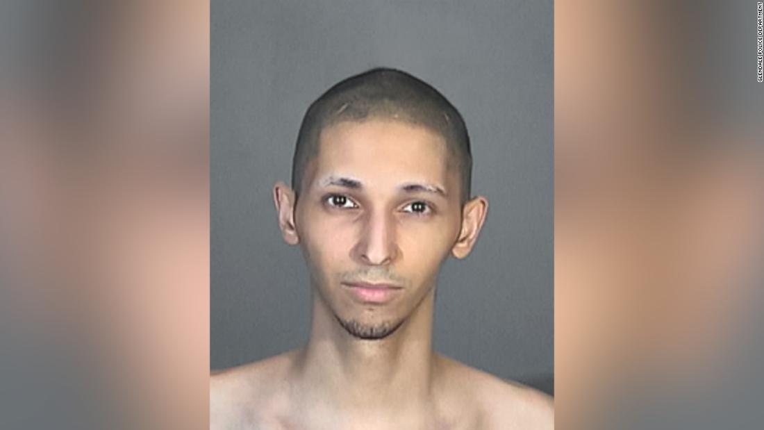 Photo of a man convicted for swatting looking directly at the camera