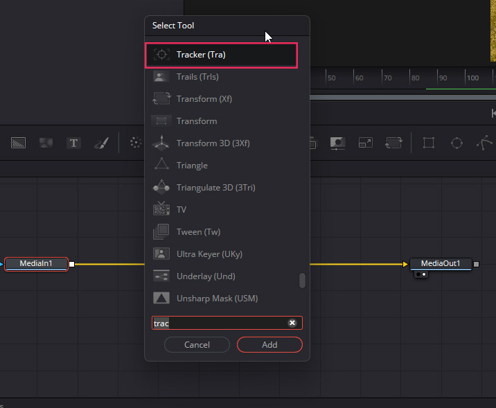 Tracker node in Davnci Resolve