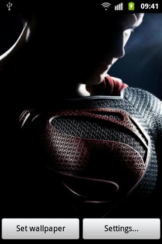 Download Man of Steel Live Wallpaper apk