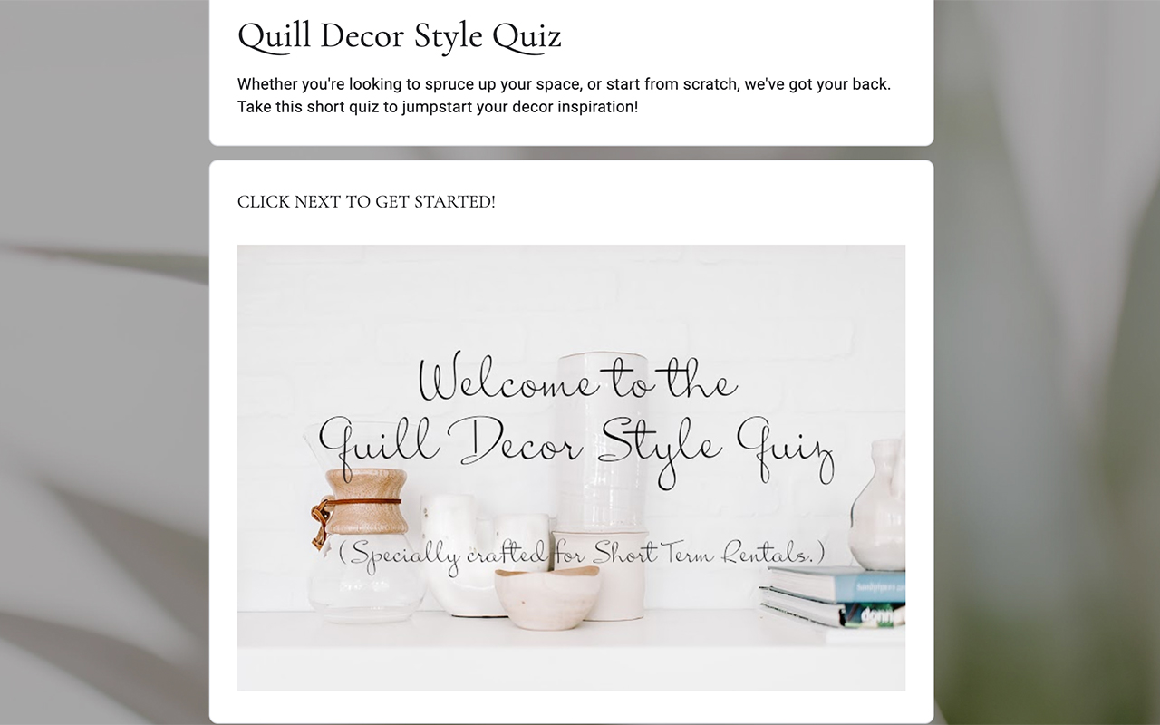 design matters| Quill Decor| Guest Blog Post at Tracey Northcott Consulting
