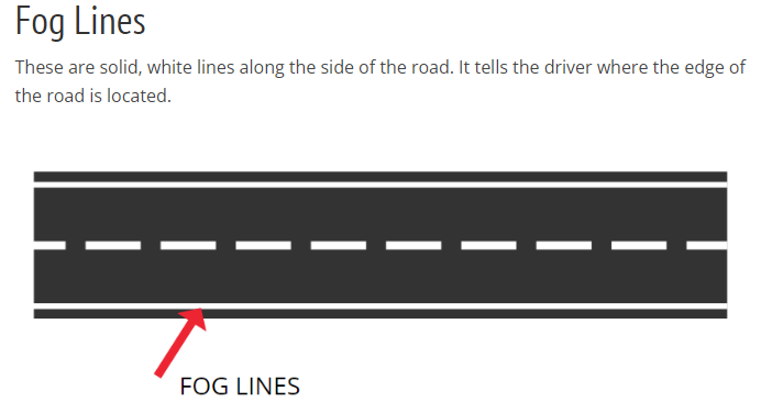 Fog lines