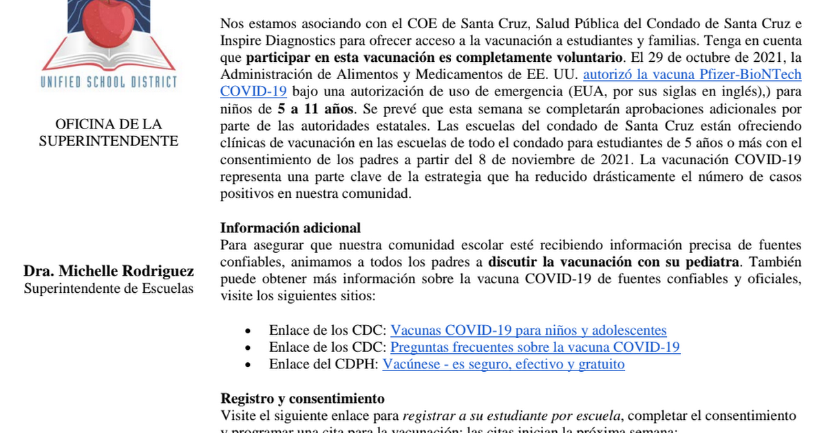 Ltr Vaccines 5 - 11 Clinics Spanish Nov21.pdf