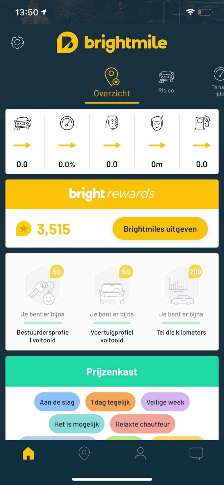 Brightmile App in Dutch