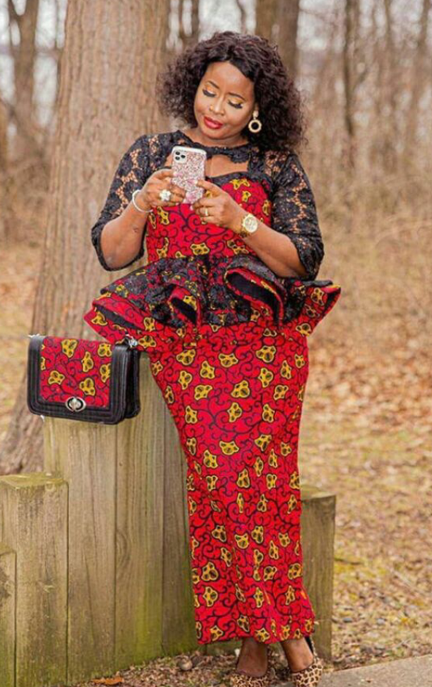 Lace And Ankara Combinations