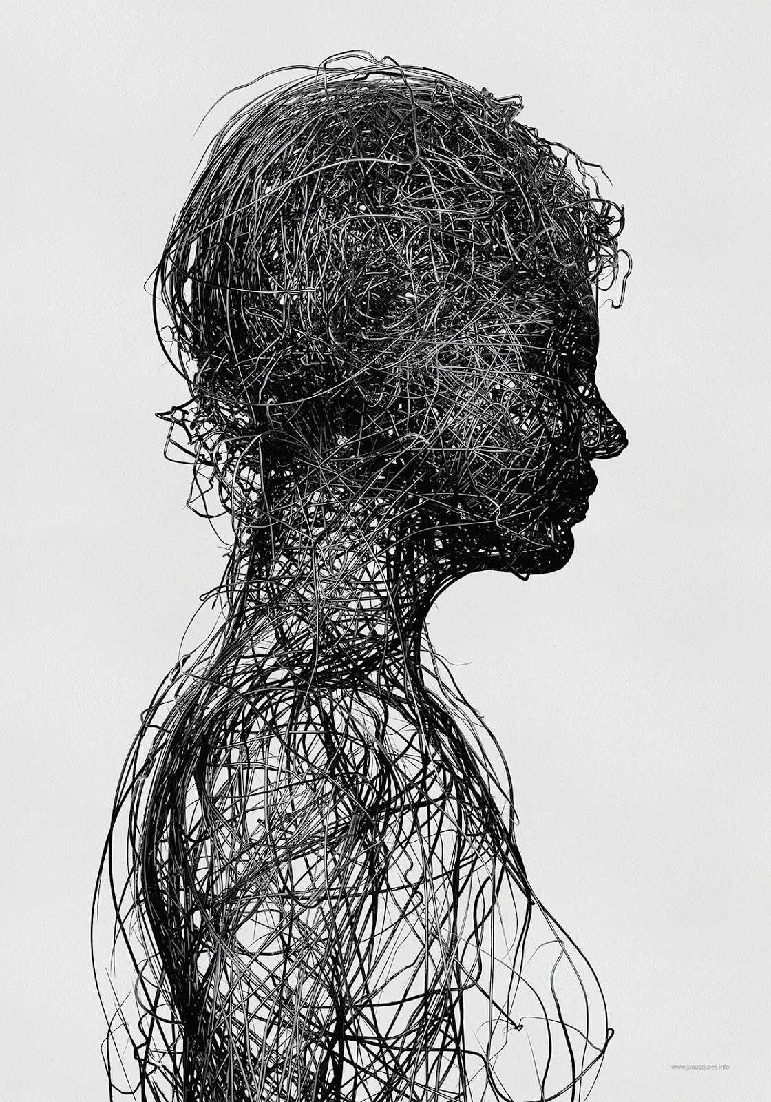 algorithmic cover creative coding generative generative art ilustration line magazine portrait Procedural