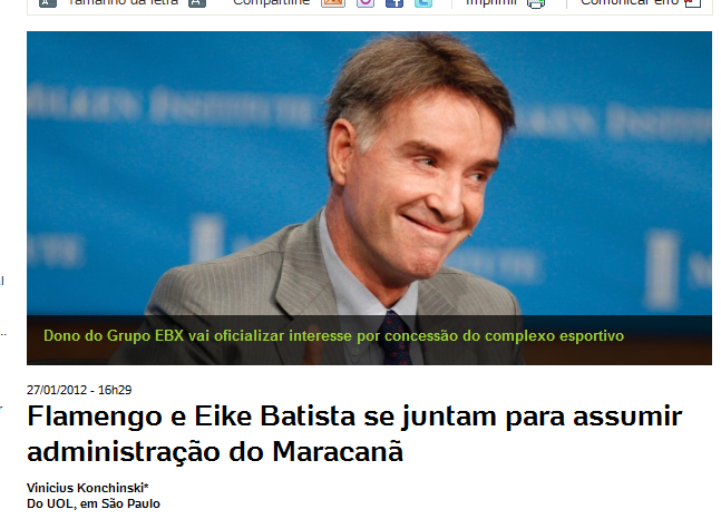 Mentiras para esconder que o Flamengo não tem estádio