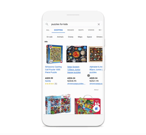 Image 2: Google 購物 (Google Shopping) 拓展至全亞太區，對零售商來說，不論是否有在 Google 投放廣告，這都是獲得免費曝光的好機會，能向每天造訪 Google 的數百萬名購物者宣傳自家產品。對購物者來說，這表示他們可透過 Google 購物分頁找到更多商店的產品。對廣告主來說，免費刊登產品資訊可以提高付費廣告活動的效益