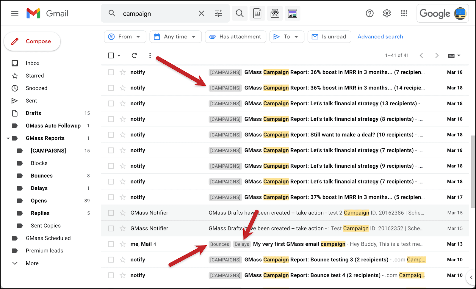 Shorten Gmail labels