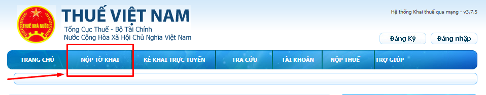 nộp tờ khai thuế bằng hóa đơn điện tử