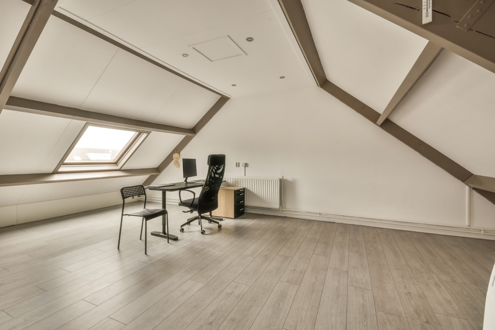 boost your working mood with natural light passing trough skylight