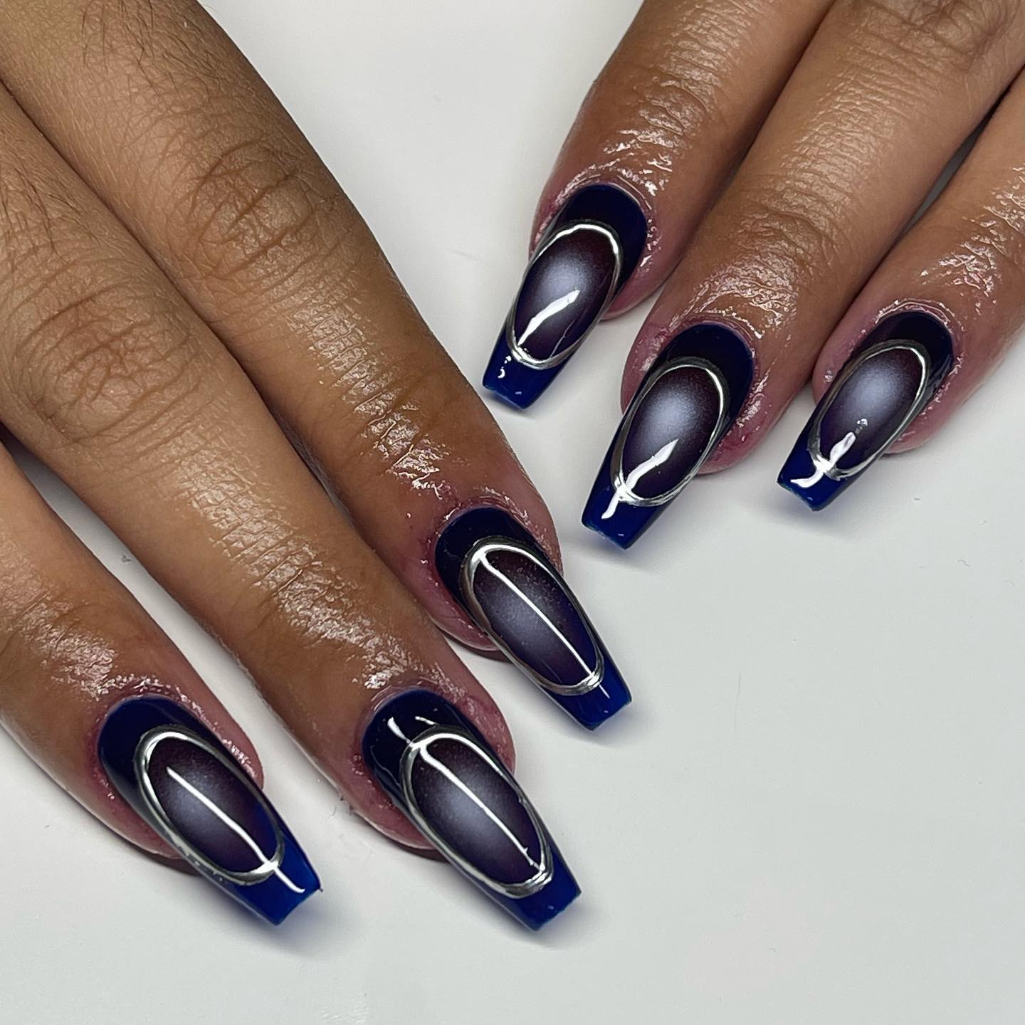 Blue Intergalactic Coffin Nails