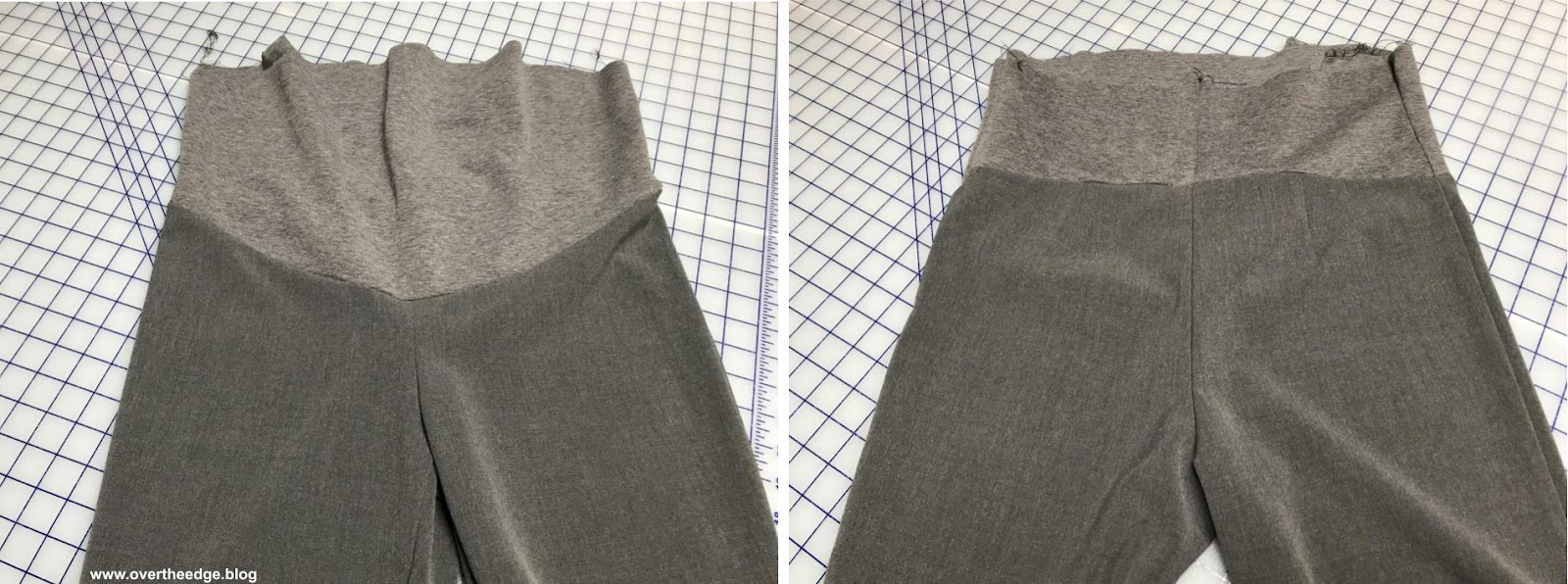 serging pants with a 5 thread safety stitch