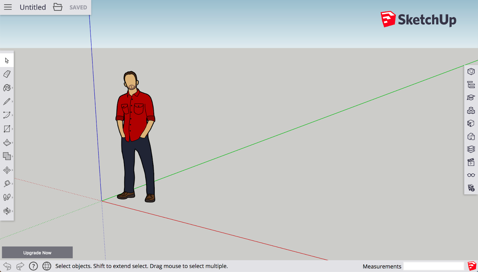 Sketchup Free: 웹의 3D 모델링 프로그램