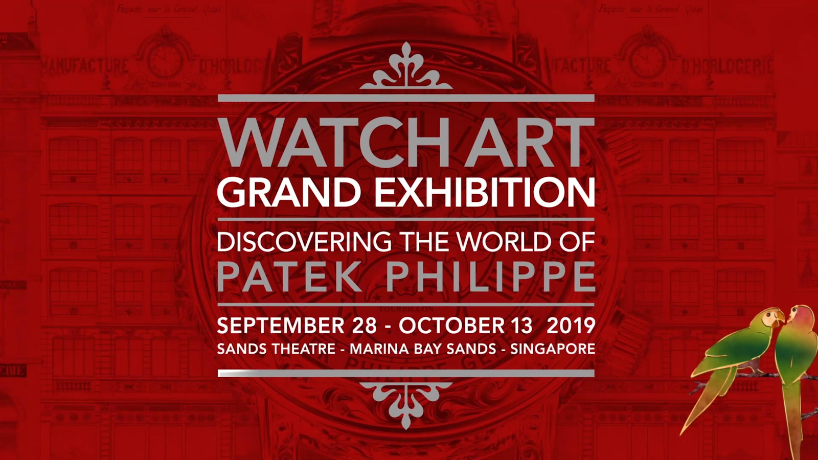 Patek Philippe Watch Art Grand Exhibitions Singapore 2019 at Sands Theatre Marina Bay Sands