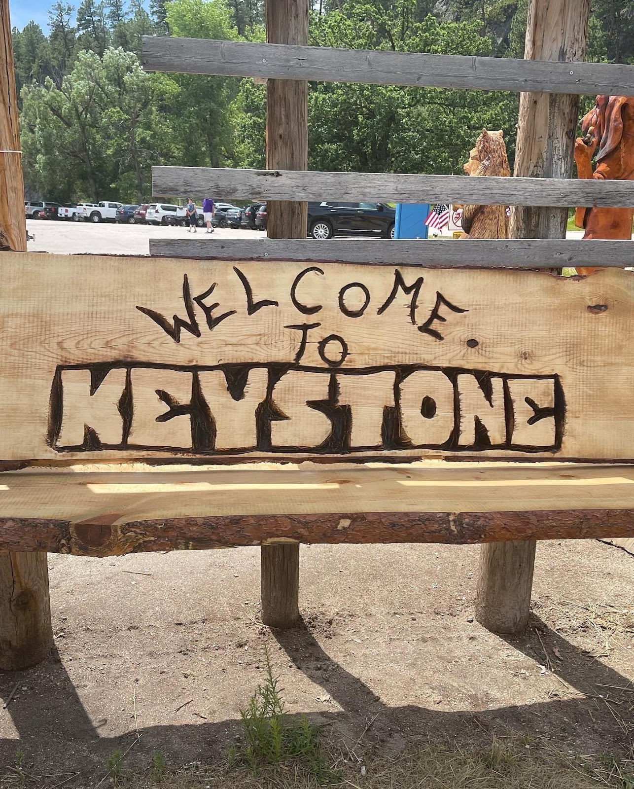 Keystone is in the black hills near Mt Rushmore