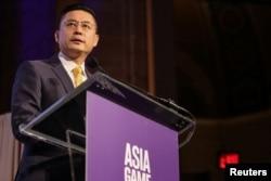 海航集团副董事长兼首席执行官谭向东在纽约发表讲话(2017年11月1日)