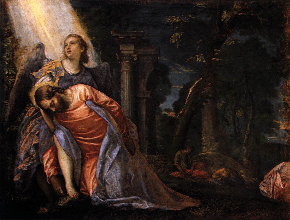 christ in the garden of gethsemane 1584 Paolo Veronese.jpg