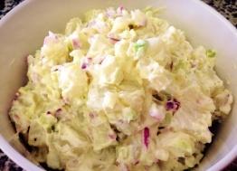Resultado de imagen para Ensalada de patata frita con mucha mayonesa