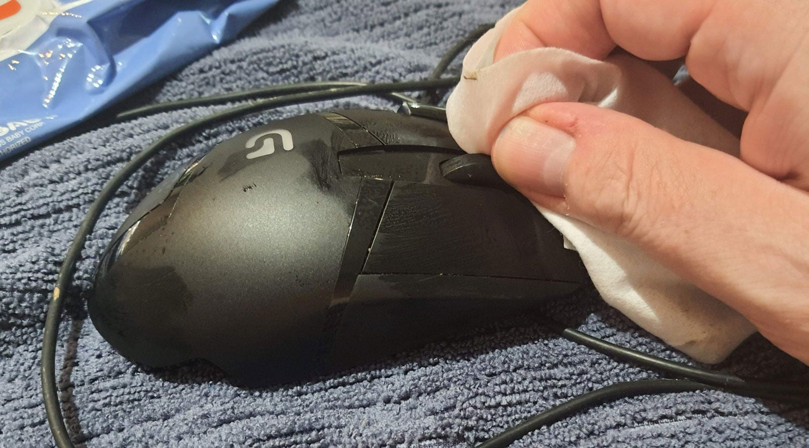 Your gaming mouse may not be working properly because it needs to be cleaned.