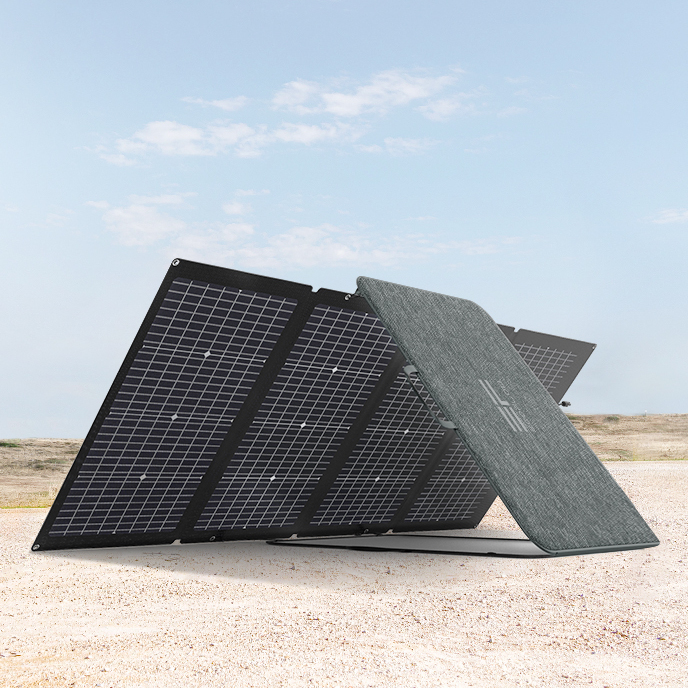 Fed up of having to prop up or lay flat solar panels? EcoFlow's 220W Bifacial Solar Panel comes with an adjustable kickstand case for optimal light intake. 
