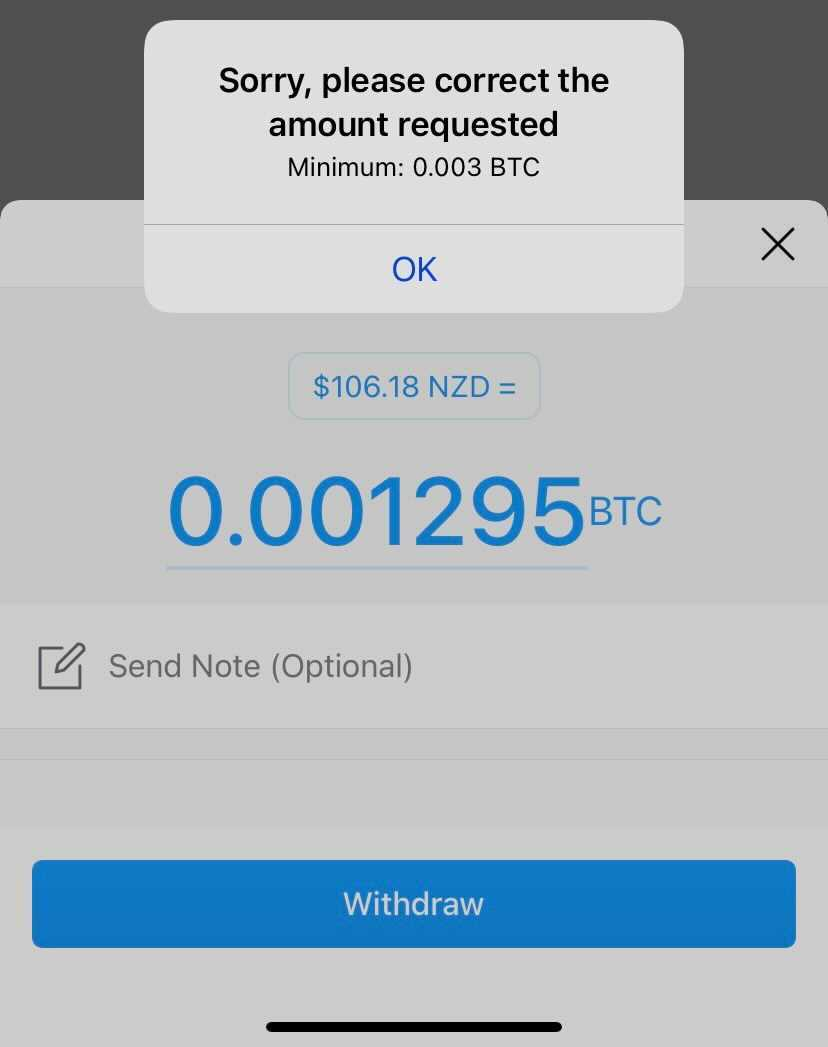 Screenshot of BTC withdrawal on crypto.com.