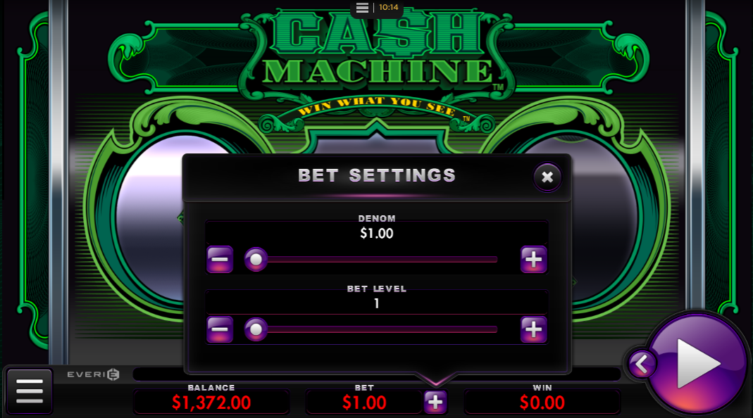 Cash Machine gameplay