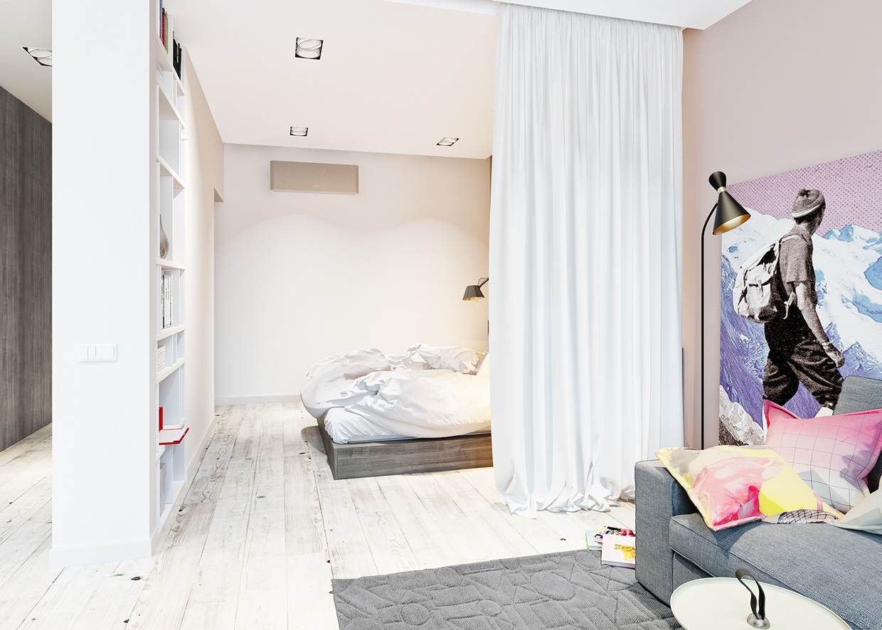 cortinas para separar habitaciones