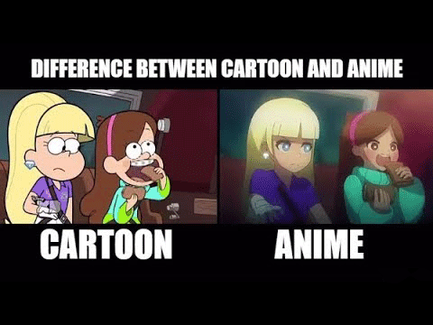 Difference between Cartoons and Animation