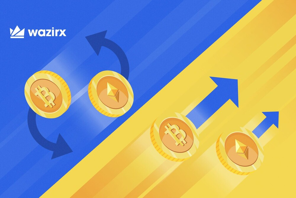 Comparison between crypto swapping and crypto trading | Source: WazirX