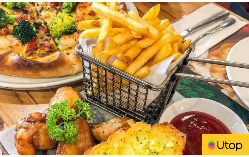 Thực đơn khai vị tiêu chuẩn tại Pizza Company