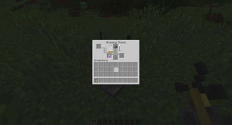 The first step to curing a zombie villager is to create a splash potion of weakness