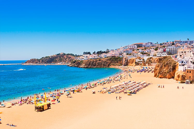 Albufeira in Algarve is loved by many expats in Portugal