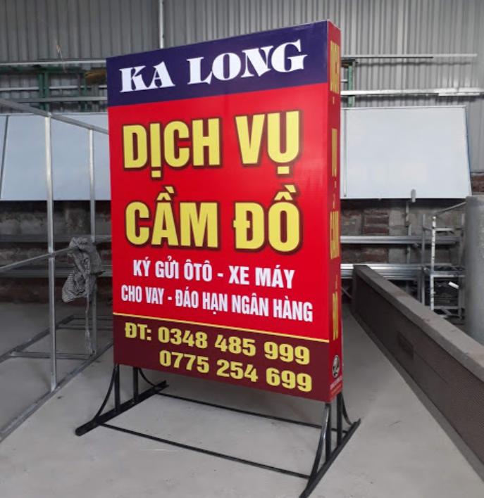 Biển quảng cáo đứng dịch vụ cầm đồ