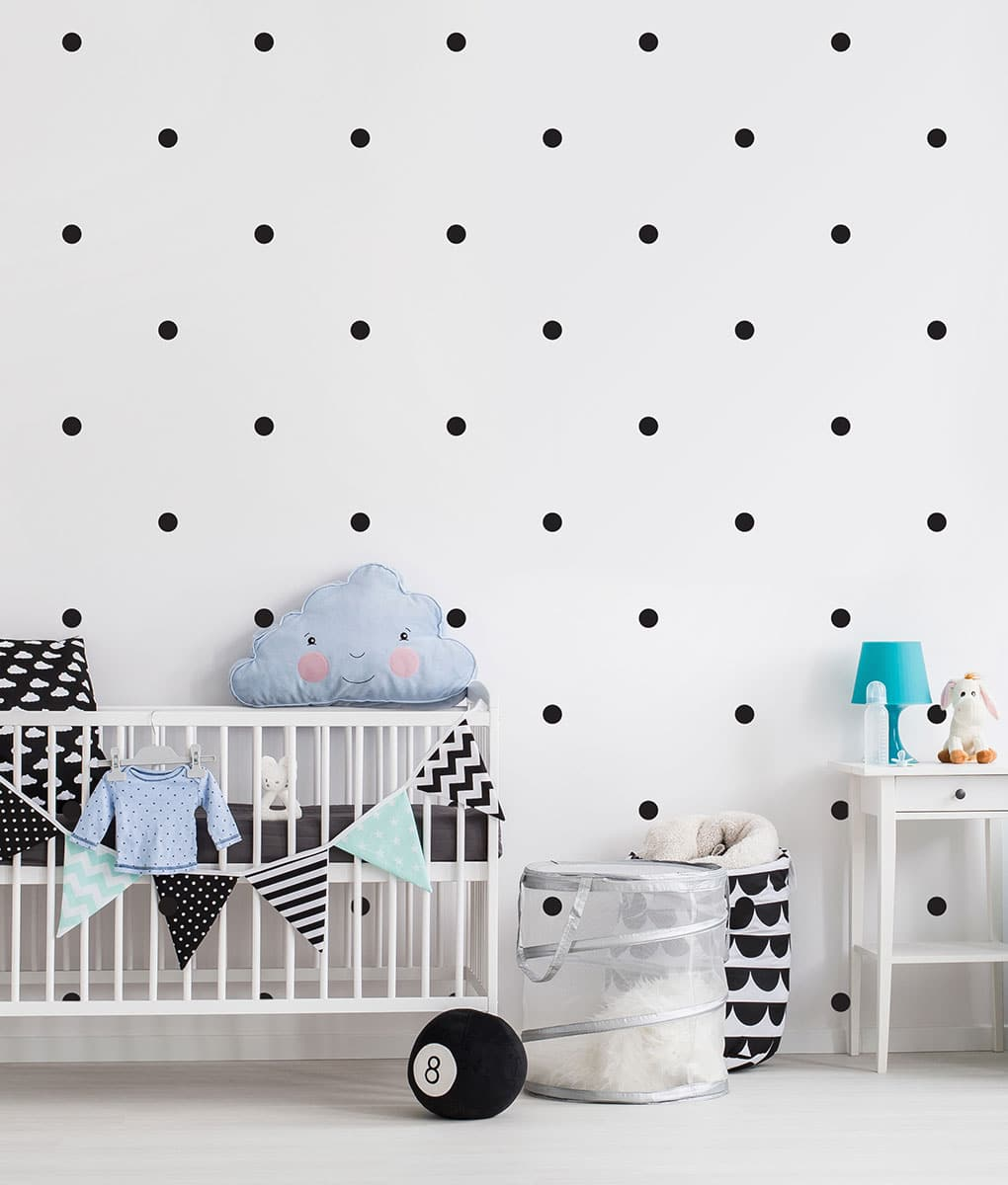motif stiker polkadot