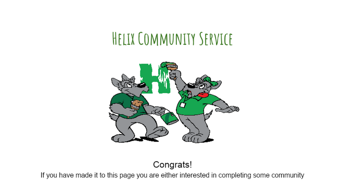 Helix Community Service