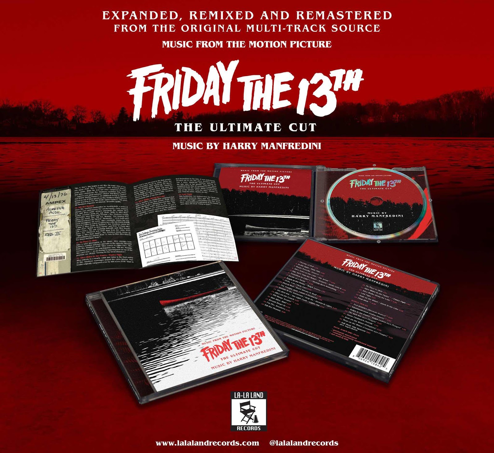 Friday The 13th Ultimate Cut Soundtrack Coming From La La Land Records