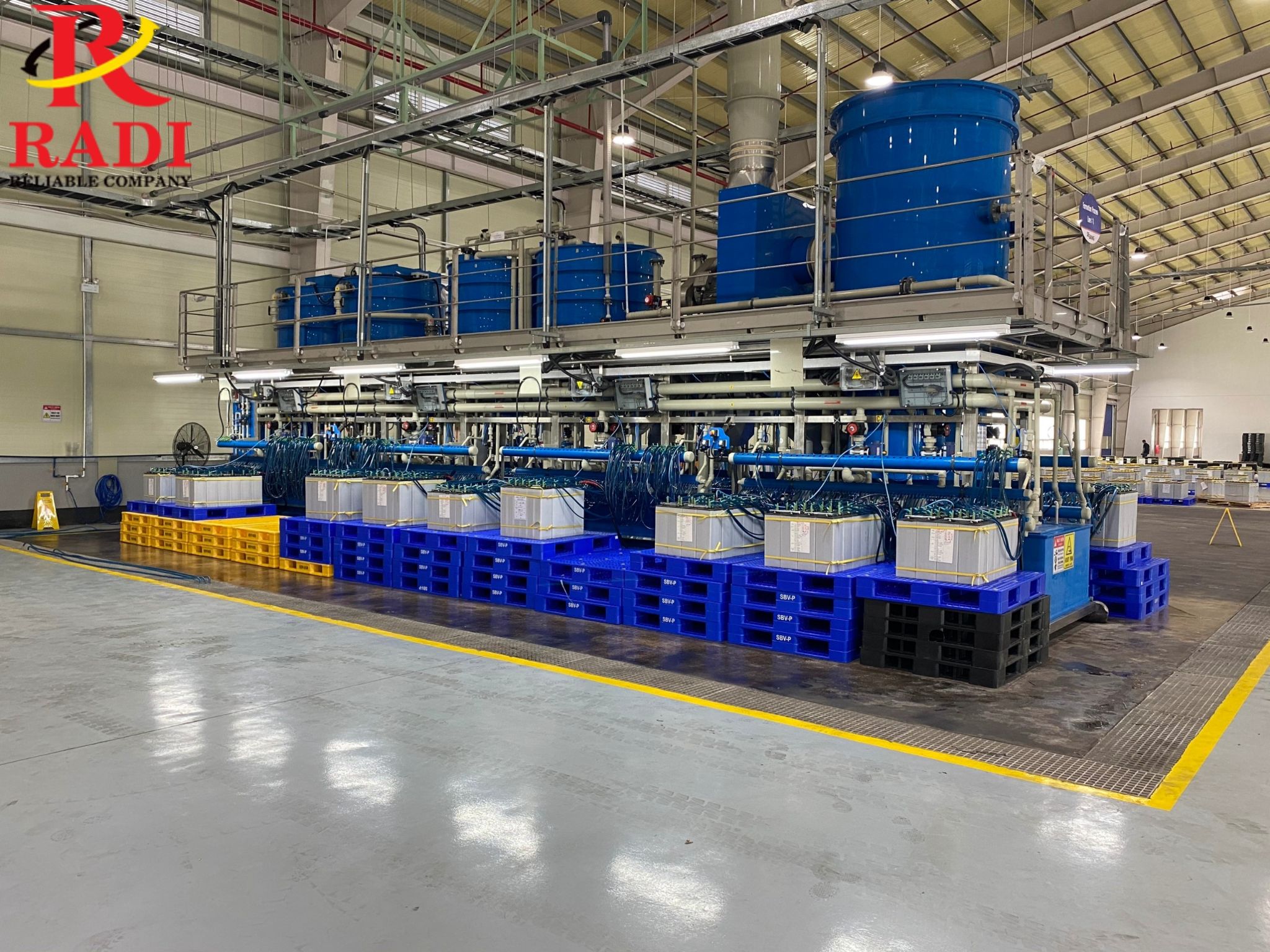 nhà máy sản xuất ắc quy tại Công ty Sebang Việt Nam