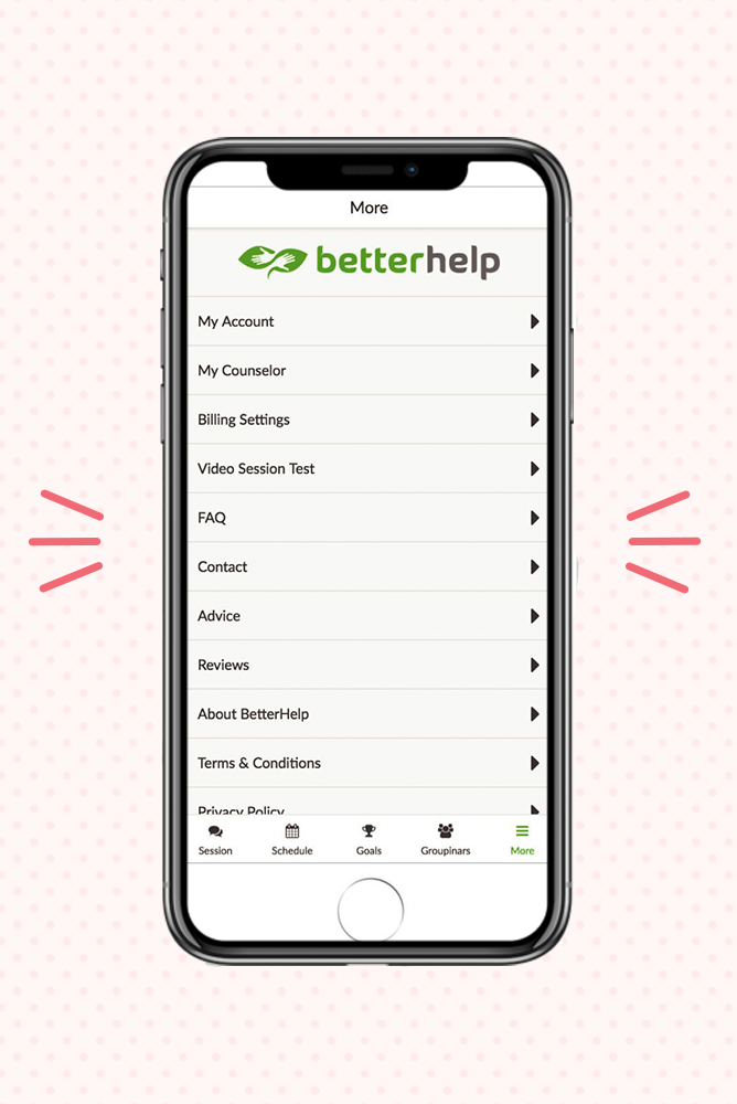 betterhelp mobile app overview