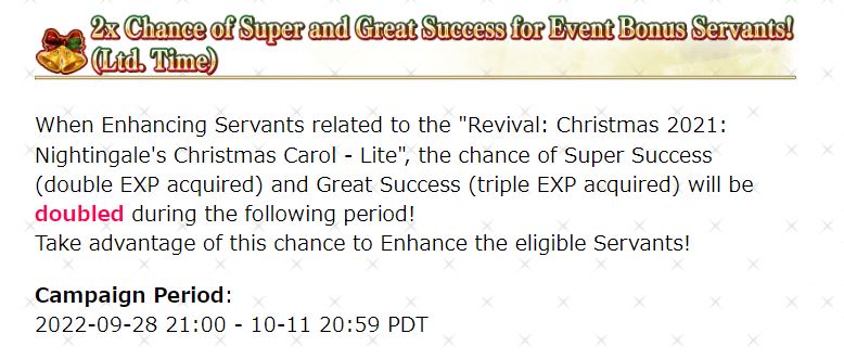  Fate/Grand Order Christmas Rerun Event Guide