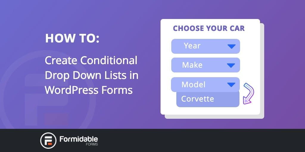 How to Create Conditional Drop Down Lists in WordPress Forms