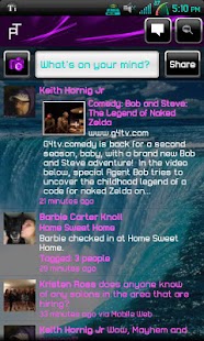 Purple Transparent Social apk