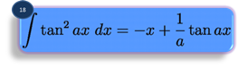 integration formula