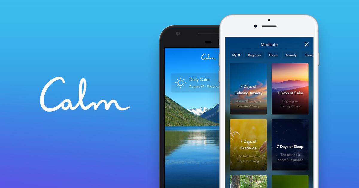 Calm website and app 